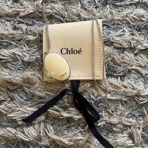 Chloe Cream Pendant Necklace